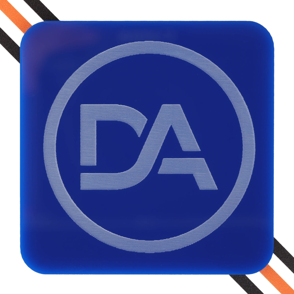 Solid navy blue acrylic sheet with deep color and clean finish