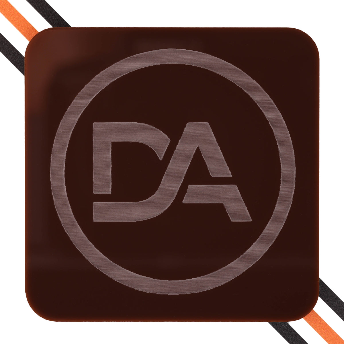 Solid brown acrylic sheet with earthy tone