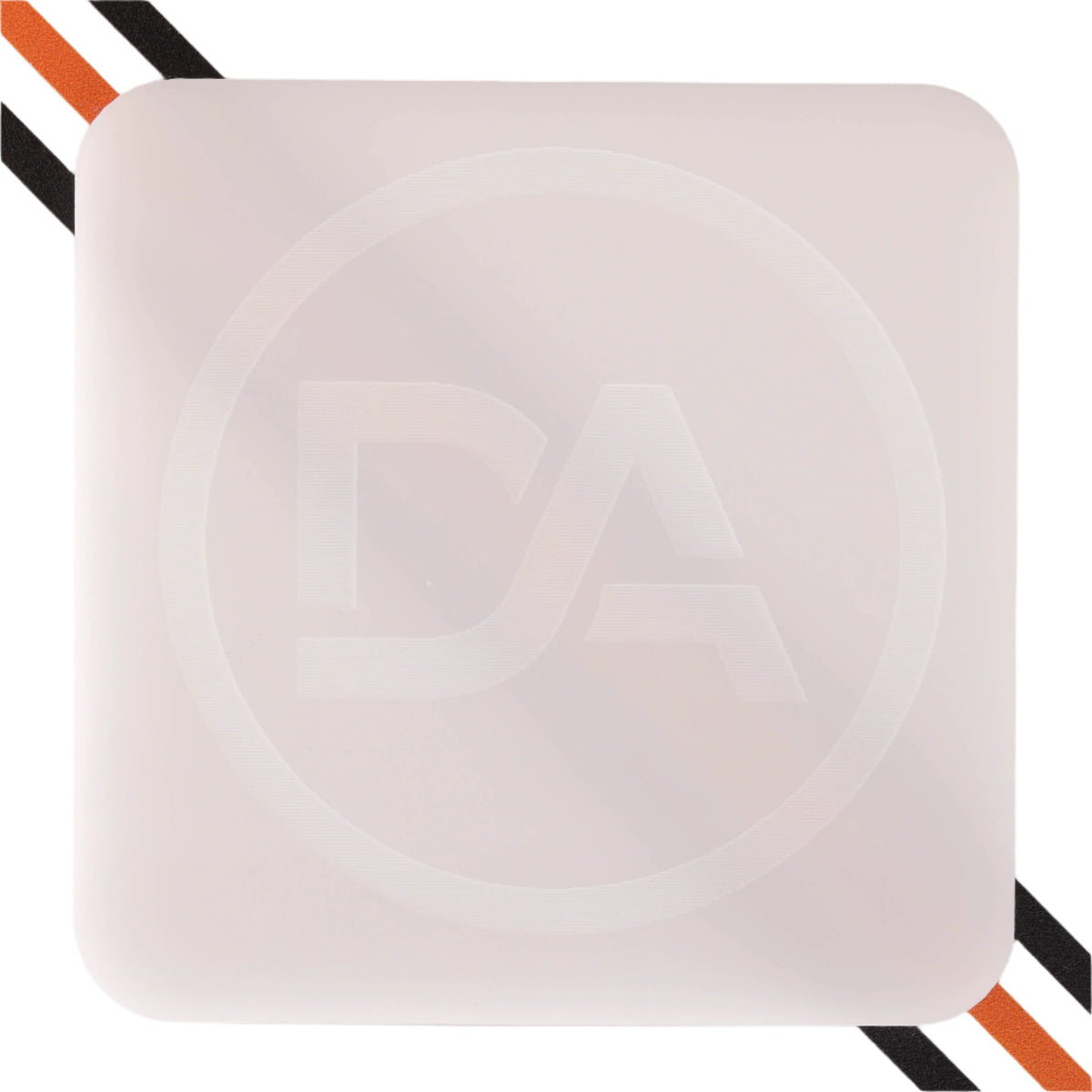 Milky white acrylic sheet with light-diffusing translucency