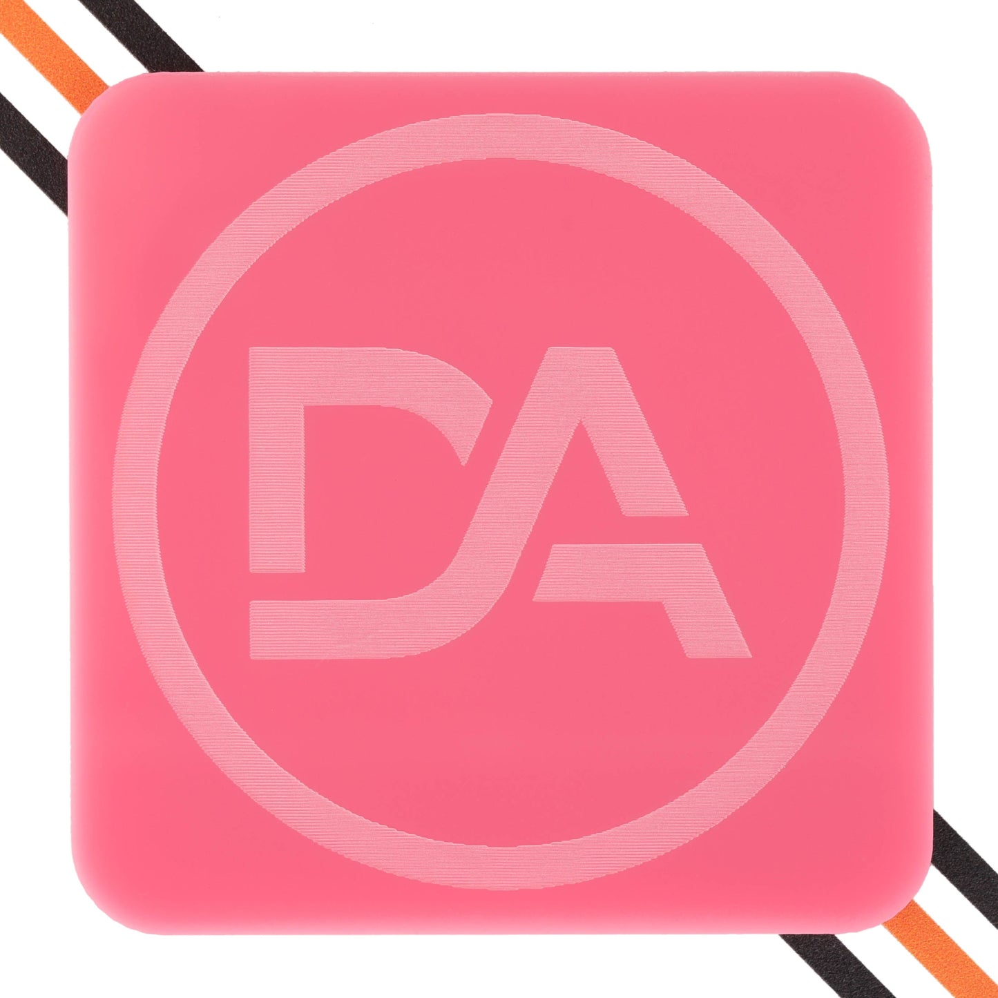 Bubblegum pink acrylic sheet with bold solid color and glossy finish