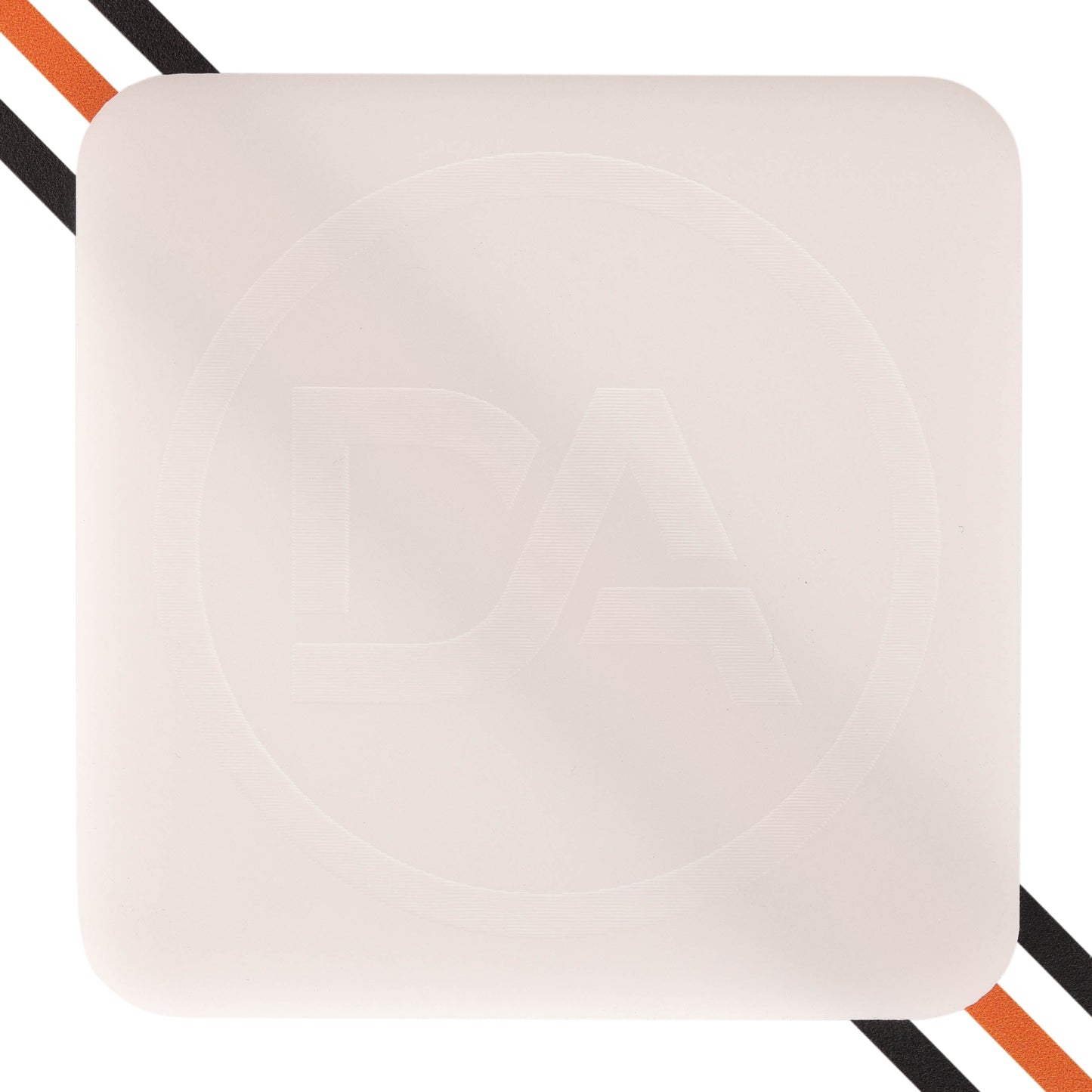 Matte white acrylic sheet with clean surface and modern flat finish