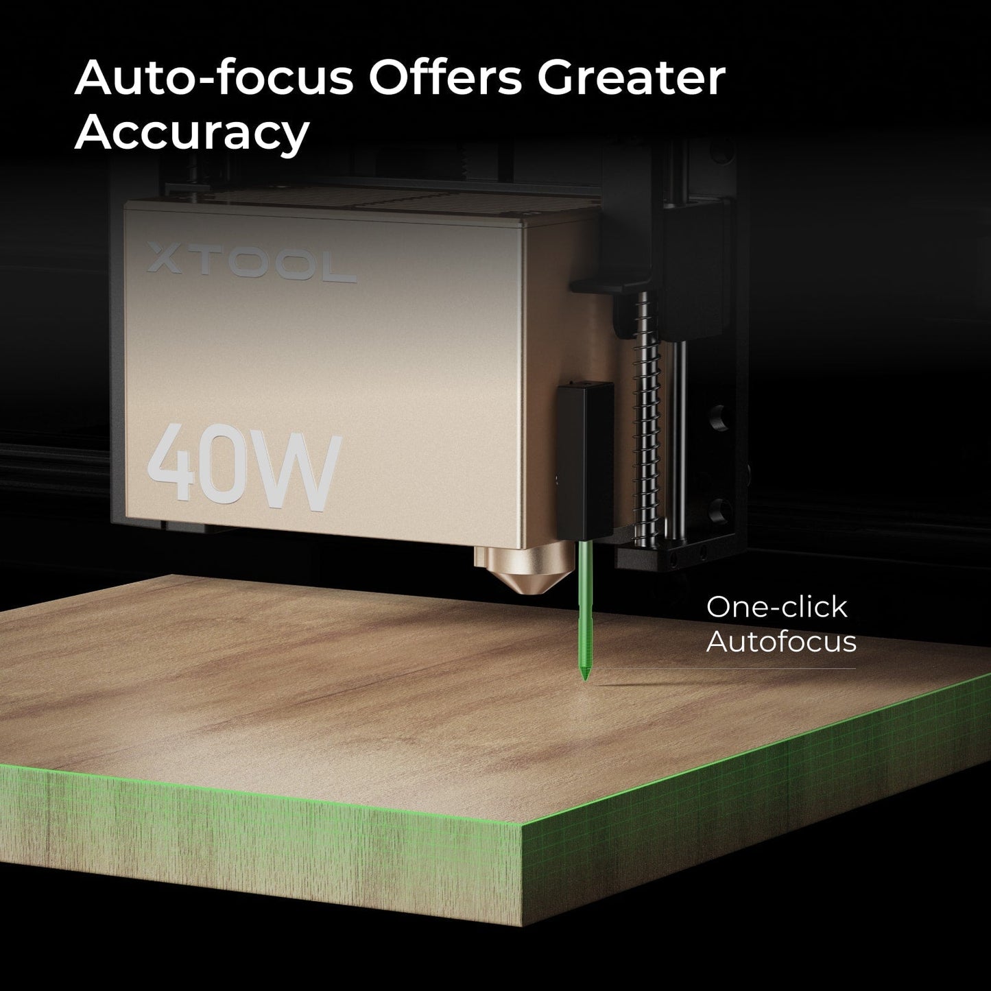 xTool S1 + 1064nm IR Laser Kit: Enclosed Diode Laser Engraver & Cutter