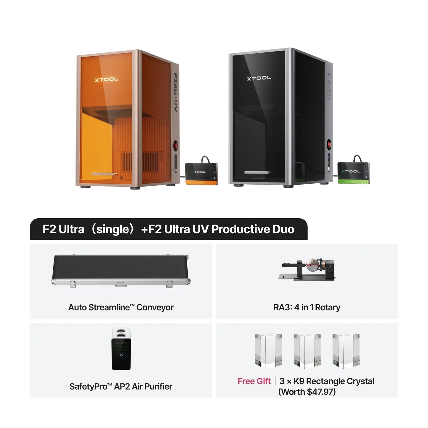 F2 Ultra (single) + F2 Ultra UV Productive Duo