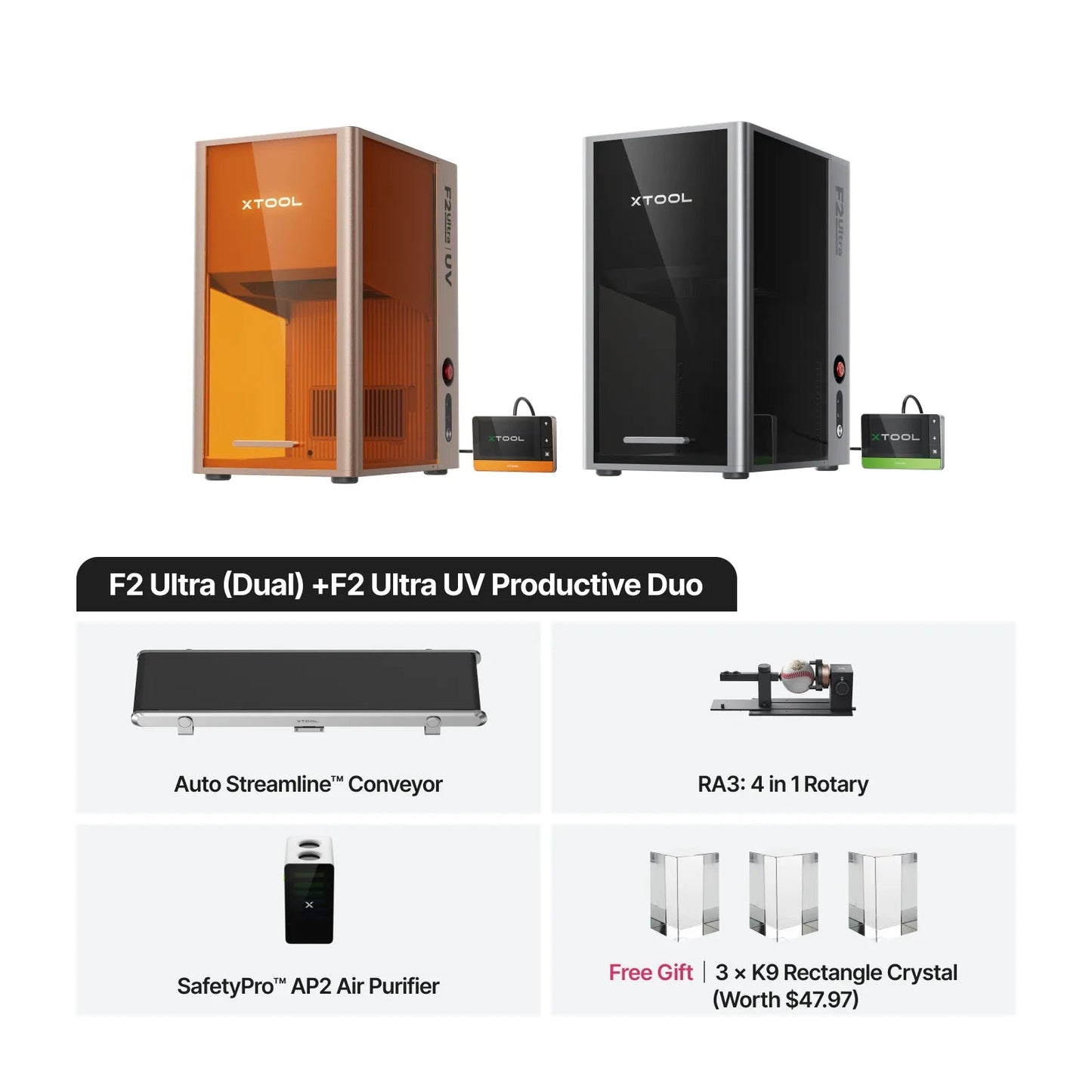 F2 Ultra (Dual) + F2 Ultra UV Productive Duo
