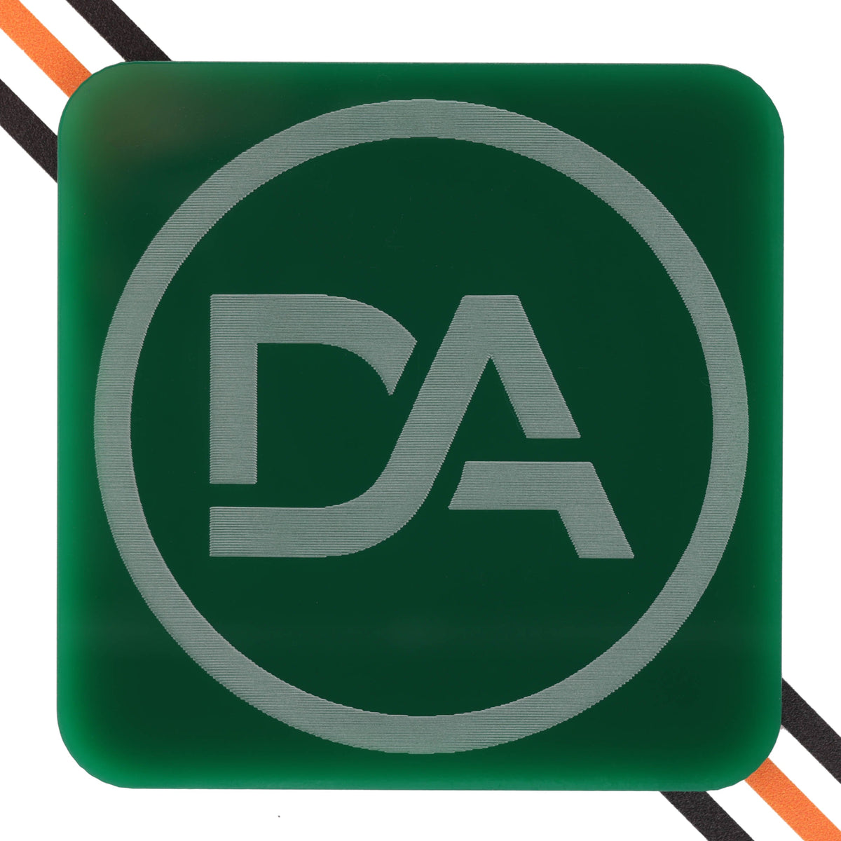 Solid forest green acrylic sheet with matte finish