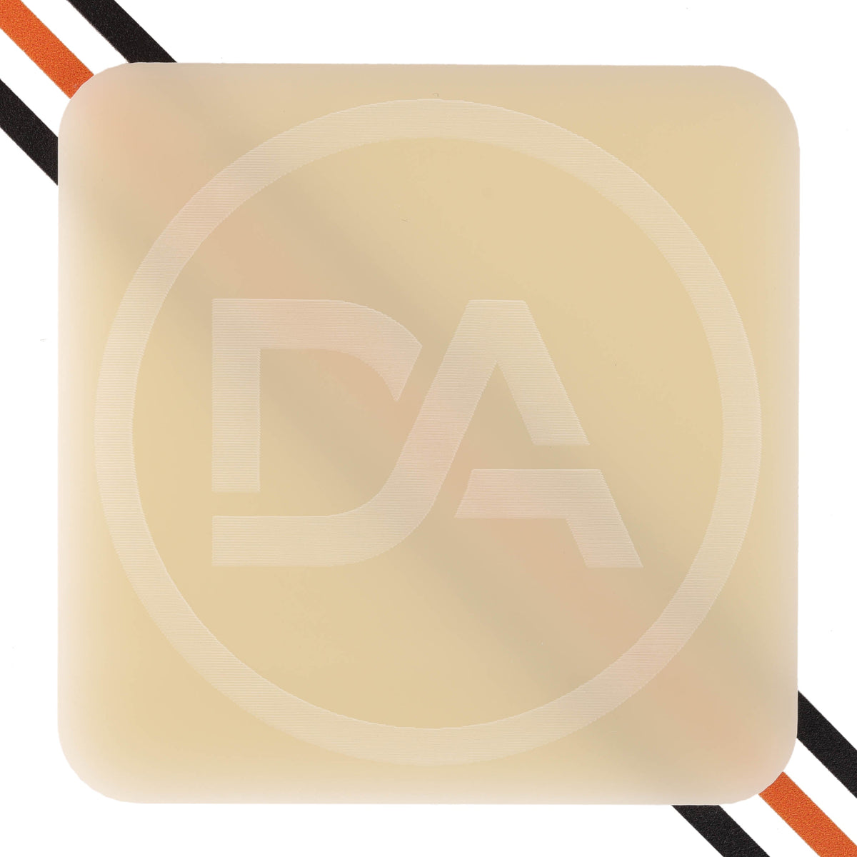 Creamy ivory acrylic sheet with smooth finish and warm neutral tone