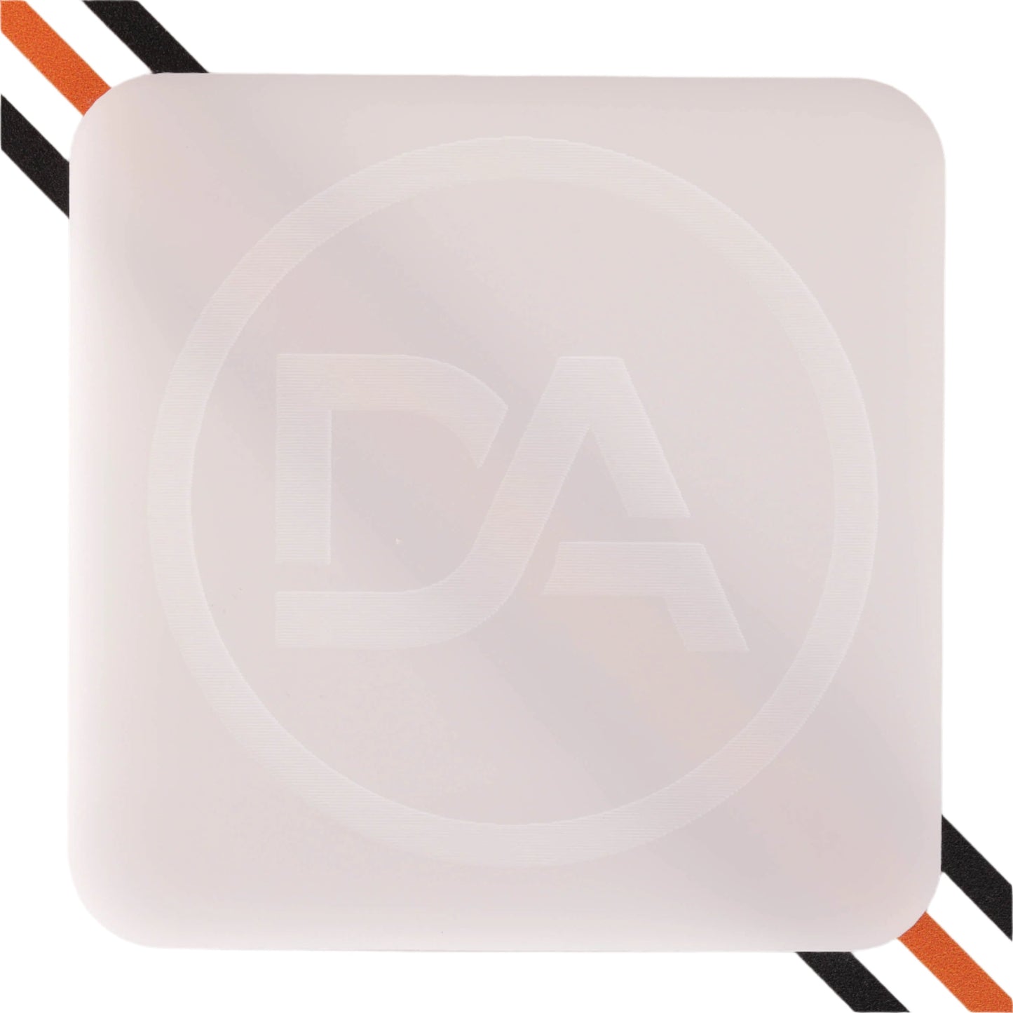 Milky white acrylic sheet with light-diffusing translucency