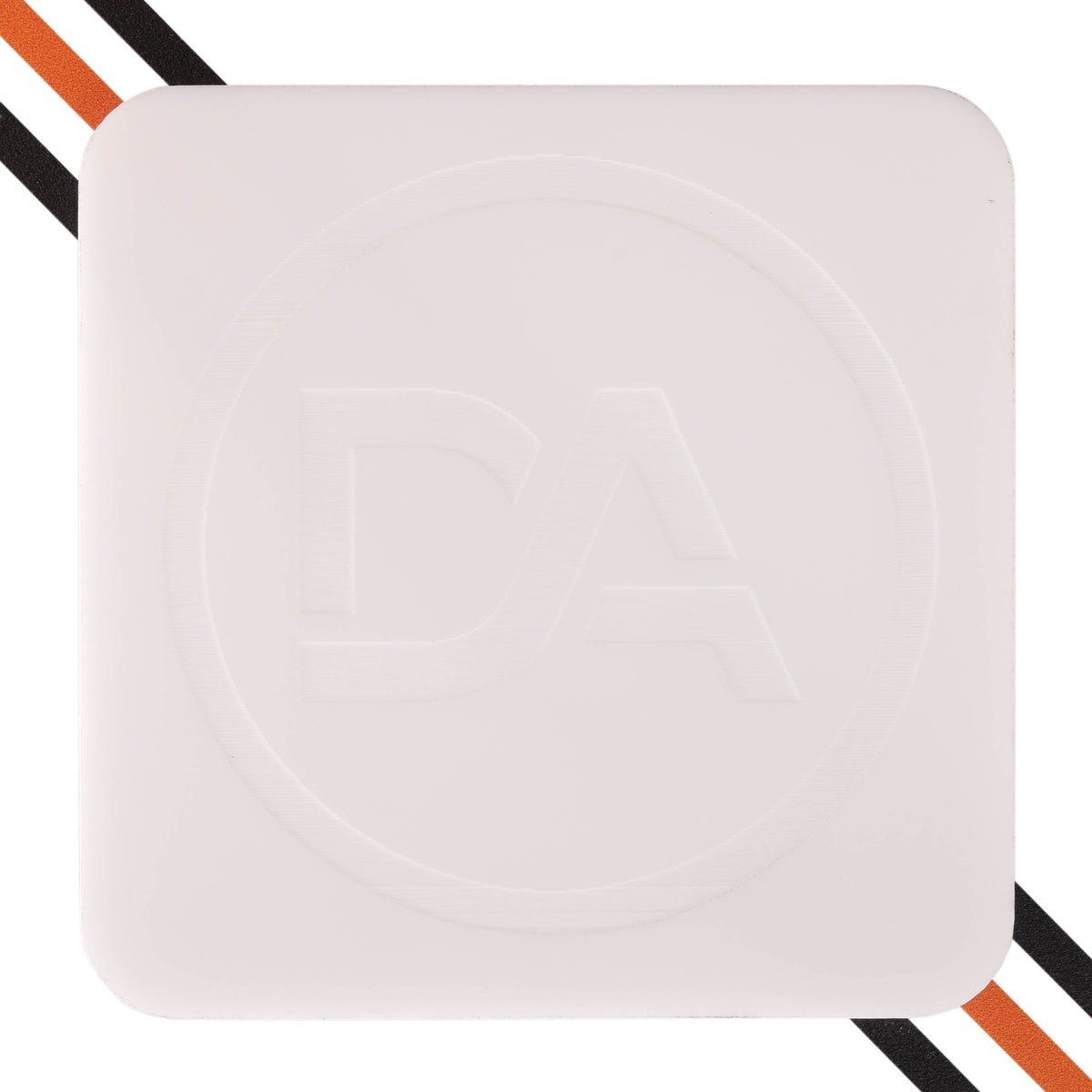 Bright matte white acrylic sheet with flat, smooth laserable surface.