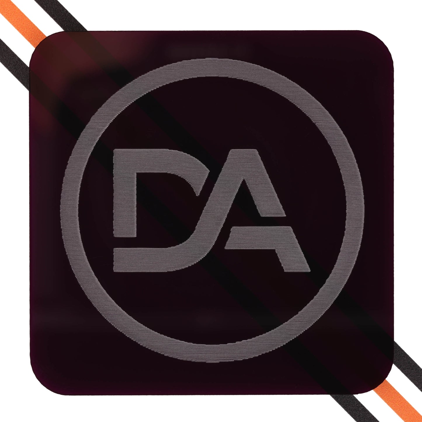 Dark purple acrylic sheet with moody translucent surface