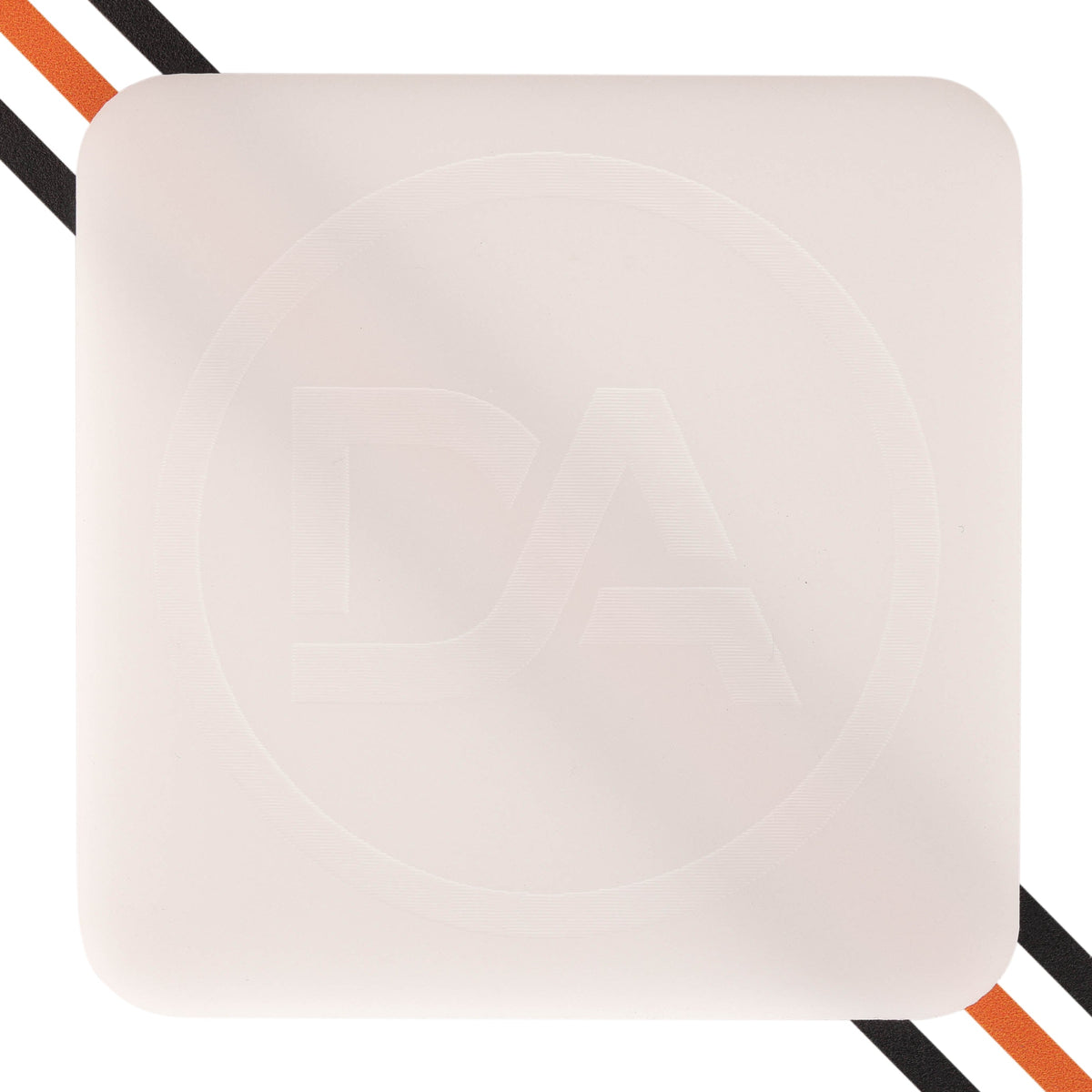 Matte white acrylic sheet with clean surface and modern flat finish