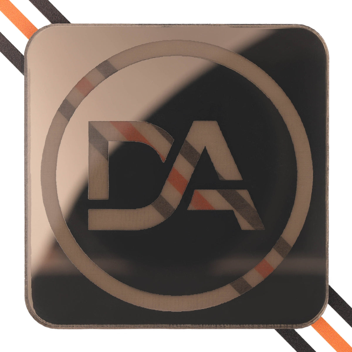 Deep bronze mirror acrylic sheet with sleek metallic reflection