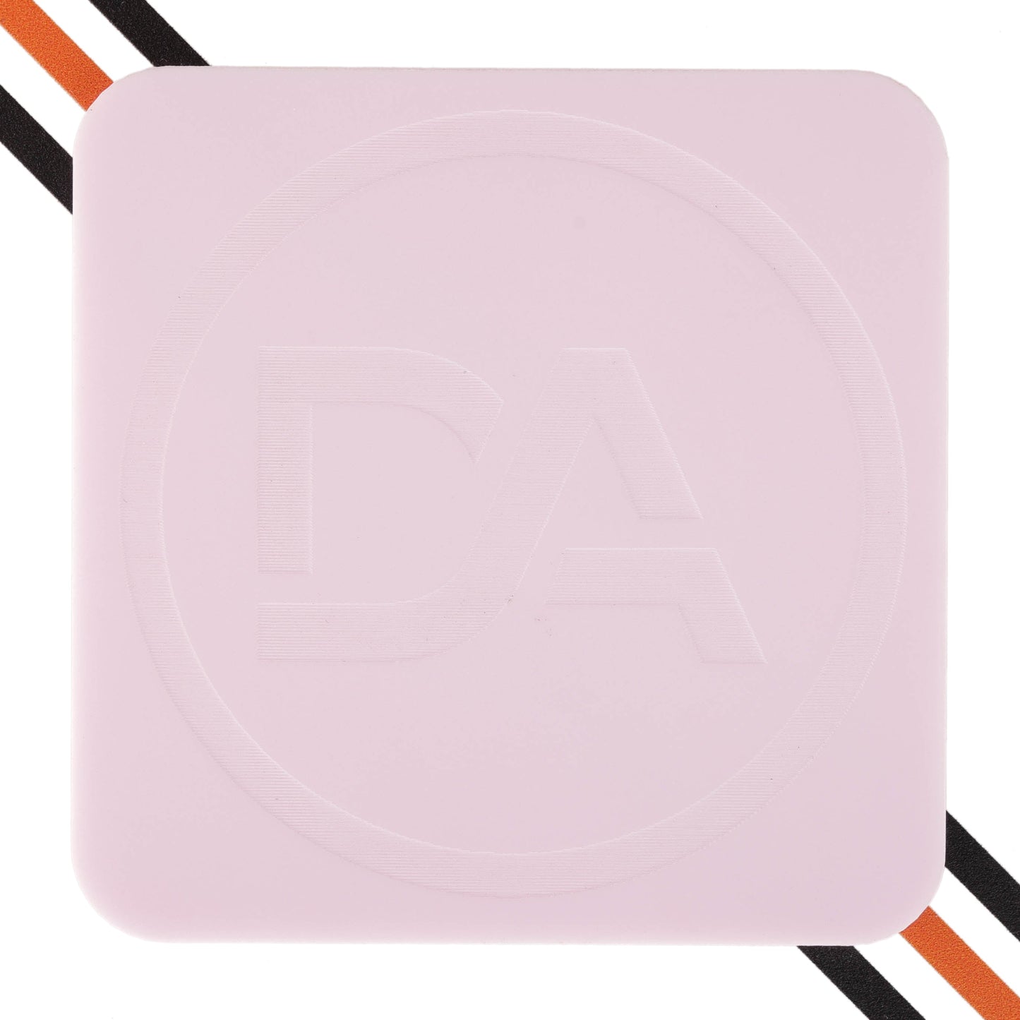Cotton candy pastel acrylic sheet with light pink and blue hues in matte gloss blend