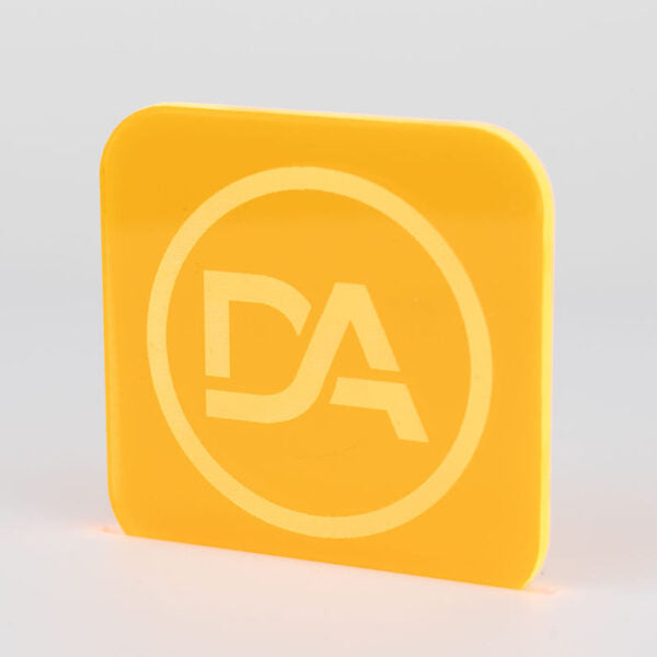 1/8" Orange Fluorescent Acrylic