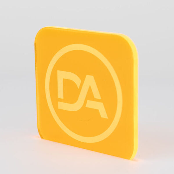 1/8" Orange Fluorescent Acrylic