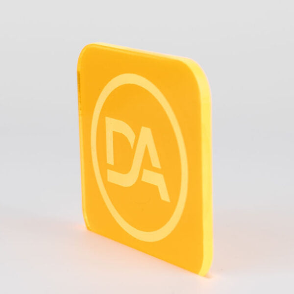 1/8" Orange Fluorescent Acrylic