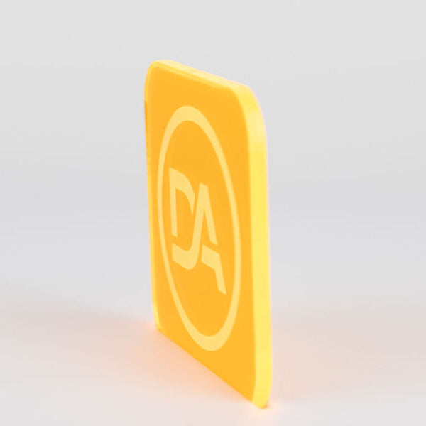 1/8" Orange Fluorescent Acrylic