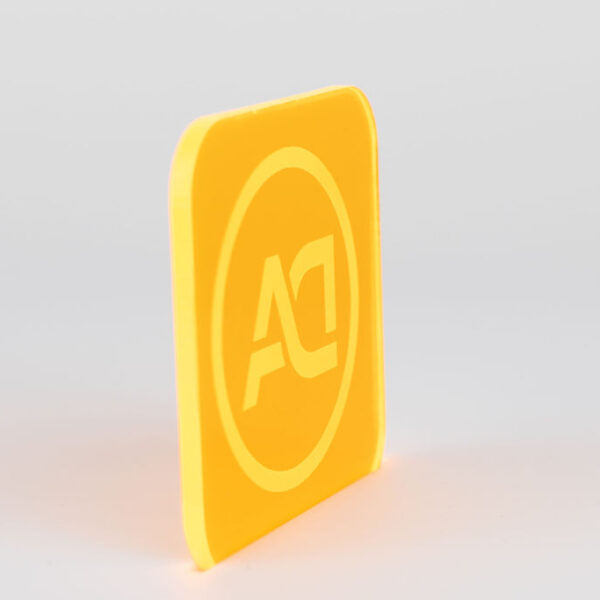 1/8" Orange Fluorescent Acrylic