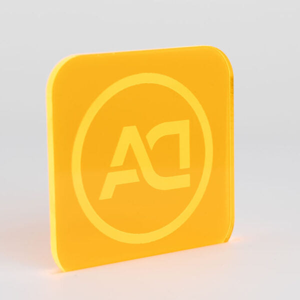 1/8" Orange Fluorescent Acrylic