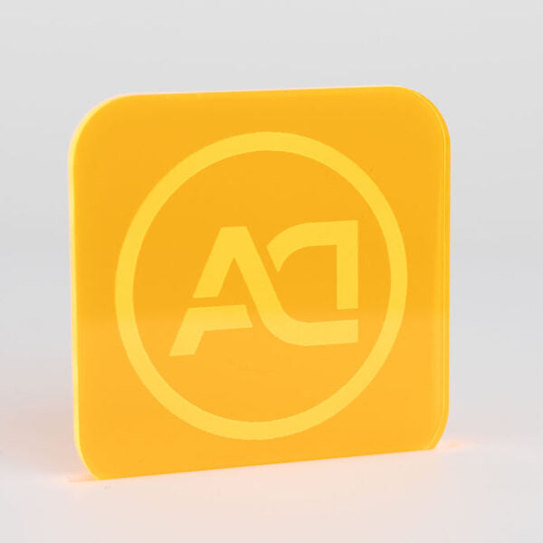 1/8" Orange Fluorescent Acrylic