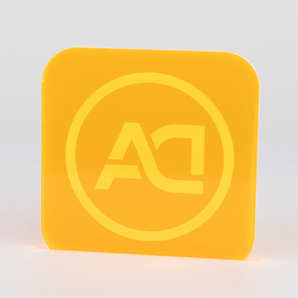 1/8" Orange Fluorescent Acrylic