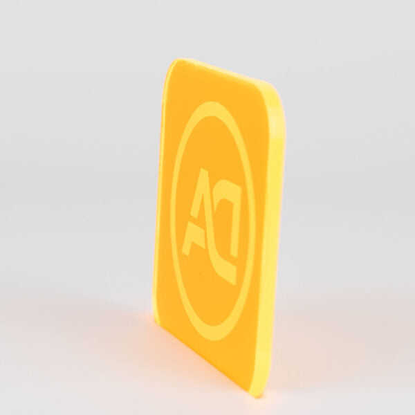 1/8" Orange Fluorescent Acrylic