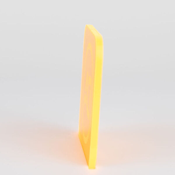 1/8" Orange Fluorescent Acrylic