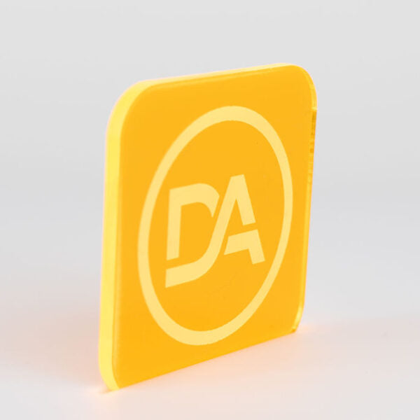 1/8" Orange Fluorescent Acrylic