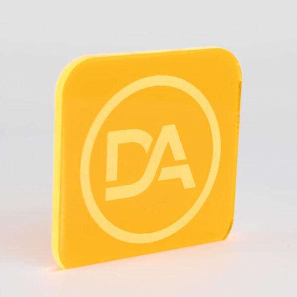 1/8" Orange Fluorescent Acrylic