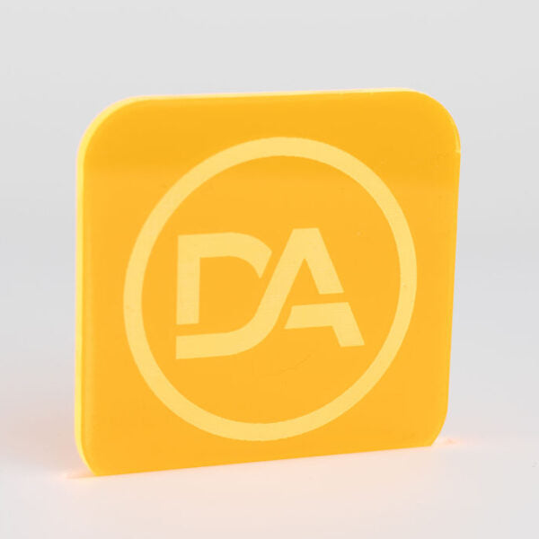 1/8" Orange Fluorescent Acrylic