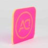 1/8" Pink Fluorescent Acrylic