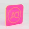1/8" Pink Fluorescent Acrylic