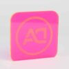 1/8" Pink Fluorescent Acrylic