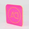 1/8" Pink Fluorescent Acrylic