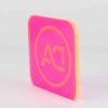 1/8" Pink Fluorescent Acrylic