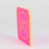 1/8" Pink Fluorescent Acrylic