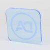 1/8" Blue Fluorescent Acrylic