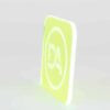 1/8" Green Fluorescent Acrylic