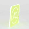 1/8" Green Fluorescent Acrylic