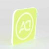 1/8" Green Fluorescent Acrylic