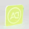 1/8" Green Fluorescent Acrylic