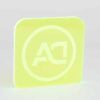 1/8" Green Fluorescent Acrylic
