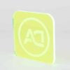 1/8" Green Fluorescent Acrylic