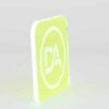 1/8" Green Fluorescent Acrylic