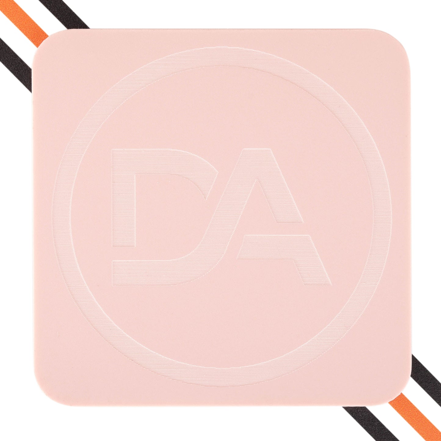 Piggy pink pastel acrylic sheet with soft matte surface and cast finish