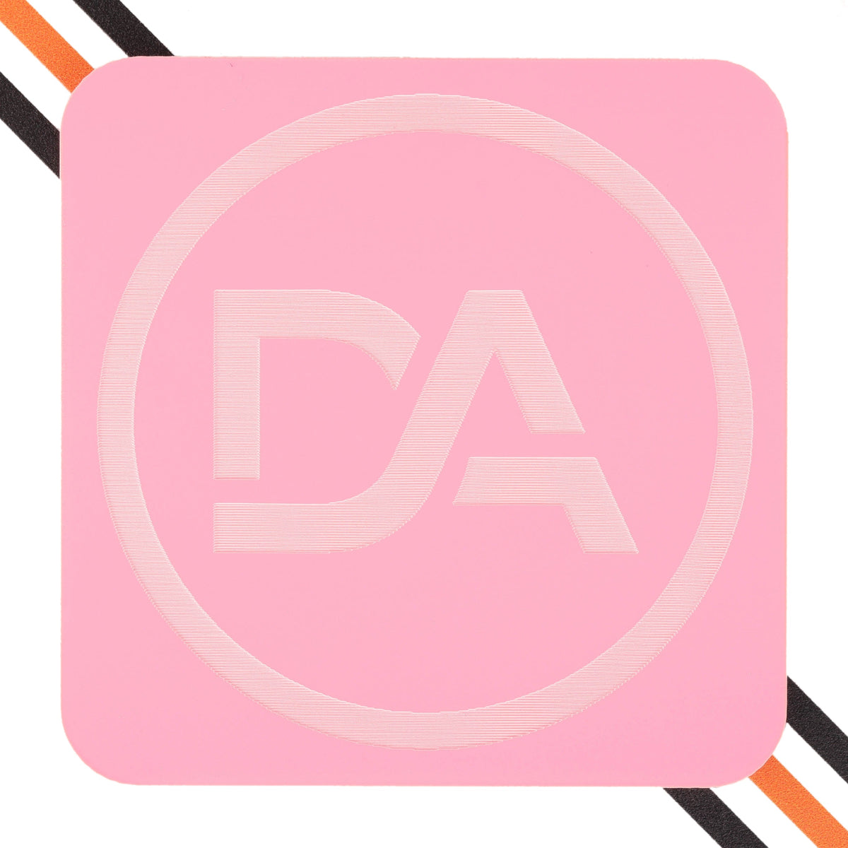 Solid pastel pink acrylic sheet with matte finish