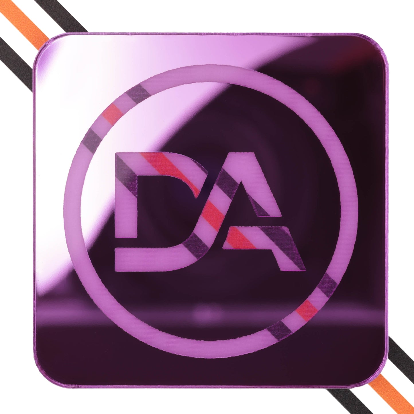 Reflective purple mirror acrylic sheet with glossy finish