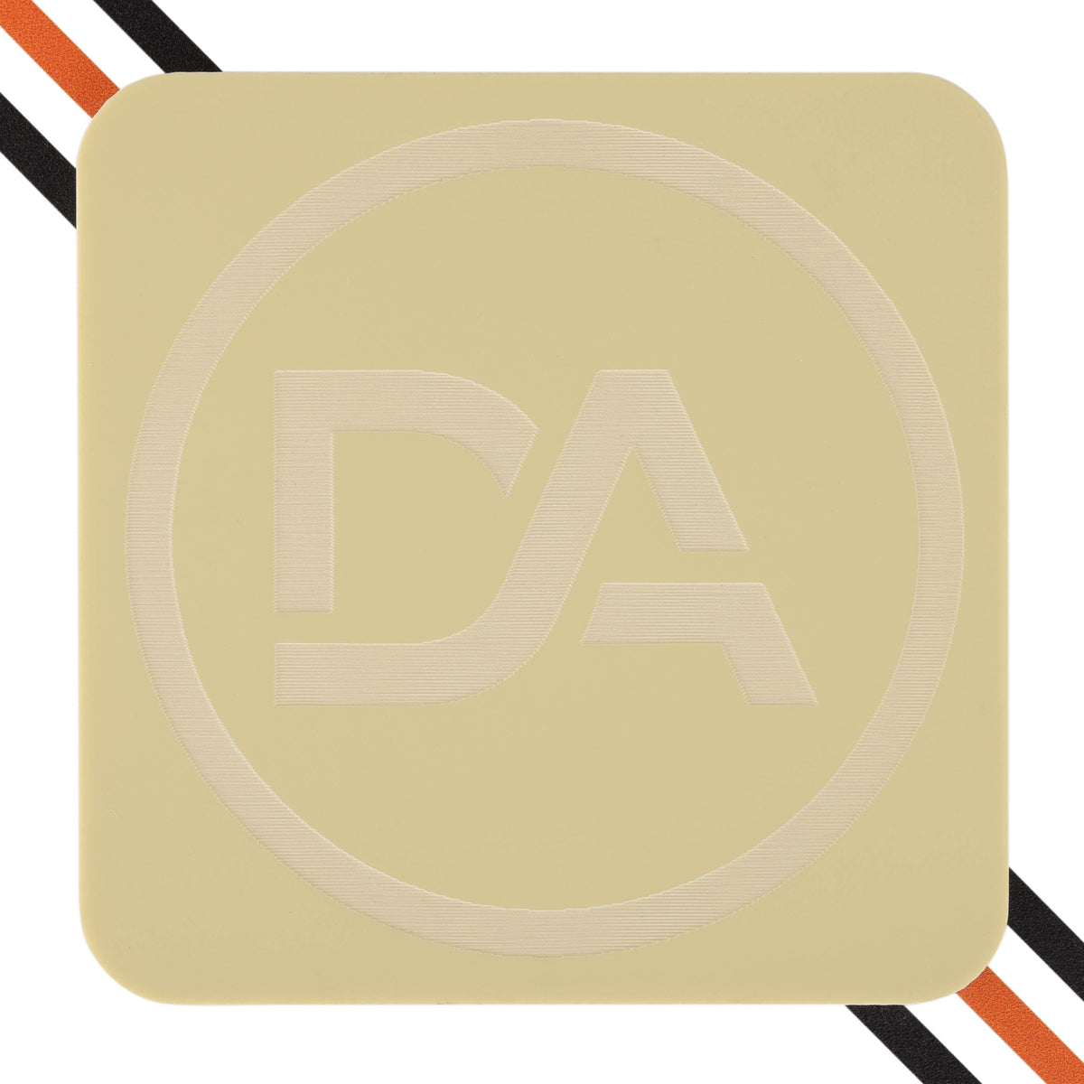 Pale yellow pastel acrylic sheet with cheerful flat matte surface